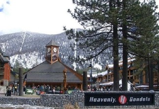 Neve em Heavenly em Lake Tahoe Califórnia