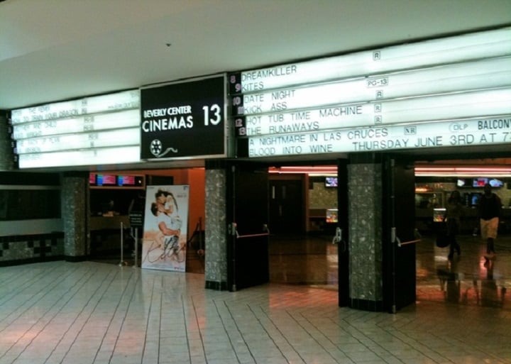Cinema no Beverly Center em Los Angeles