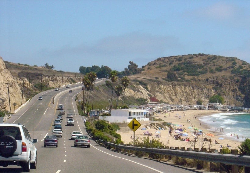 Viagem de carro pelas praias da Califórnia