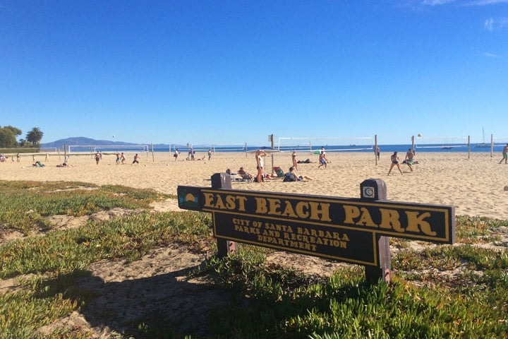 East Beach em Santa Bárbara