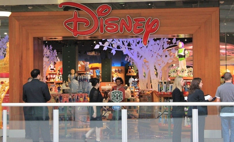 Loja de brinquedos Disney Store em Los Angeles