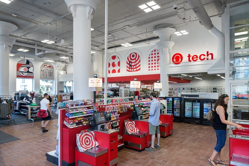 Compra de notebook e laptop na Target na Califórnia