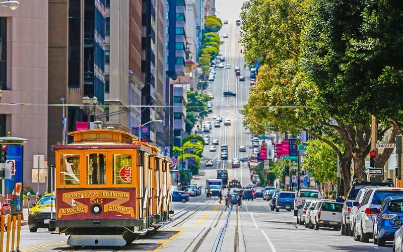 Movimentação de turistas no mês de agosto em San Francisco