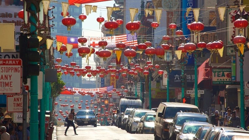 Visita a Chinatown e Japan Town no verão em San Francisco
