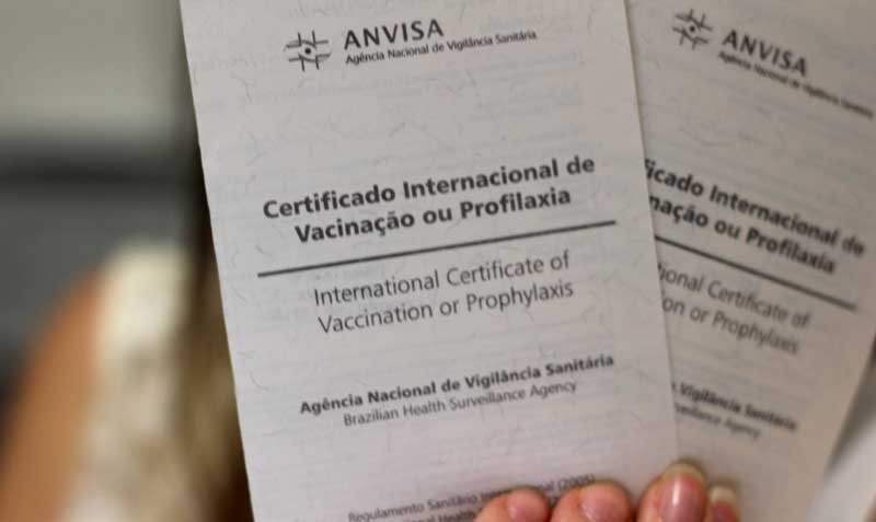 Certificado de vacinação internacional para entrar em San Diego