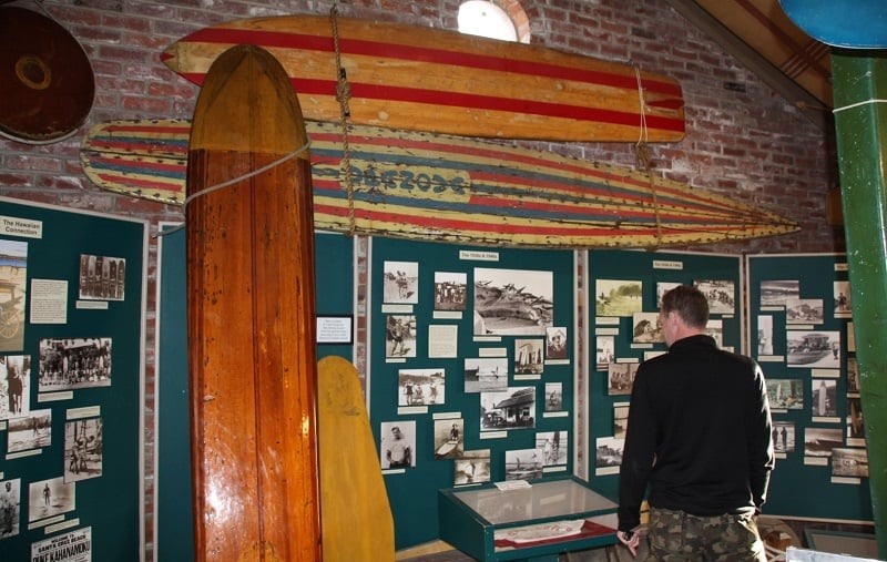 Ponto turístico Museu do Surfe em Santa Cruz
