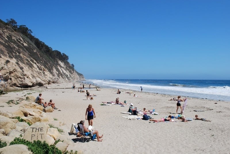 Hendry's Beach em Santa Bárbara