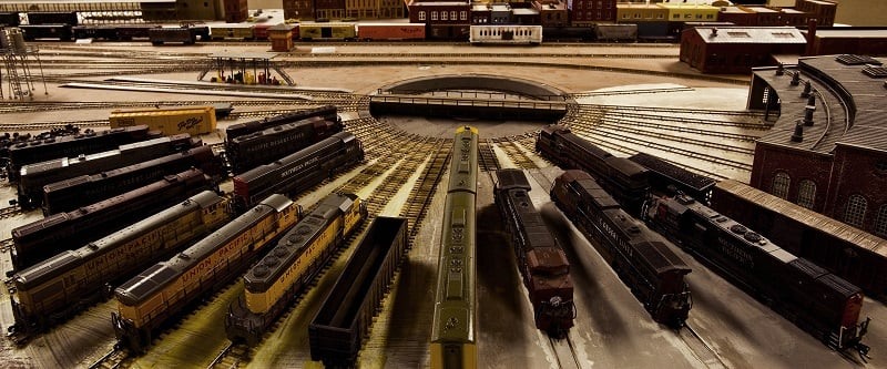 Exposições no Museu Model Railroad em San Diego