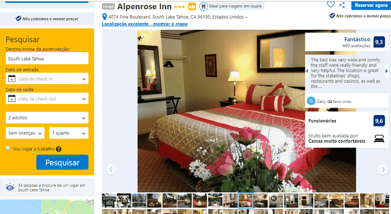 Estadia no Hotel Alpenrose Inn em South Lake Tahoe