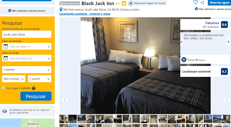 Estadia no Hotel Black Jack Inn em South Lake Tahoe 