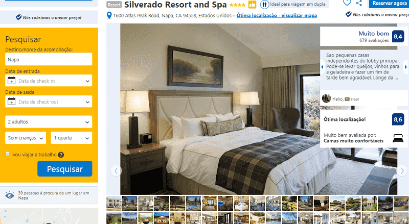 Estadia no Hotel Silverado Resort and Spa em Napa Valley