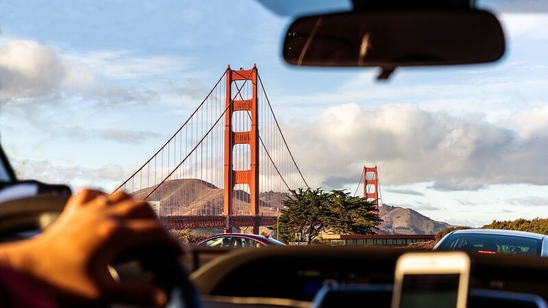 Carro em San Francisco - Califórnia