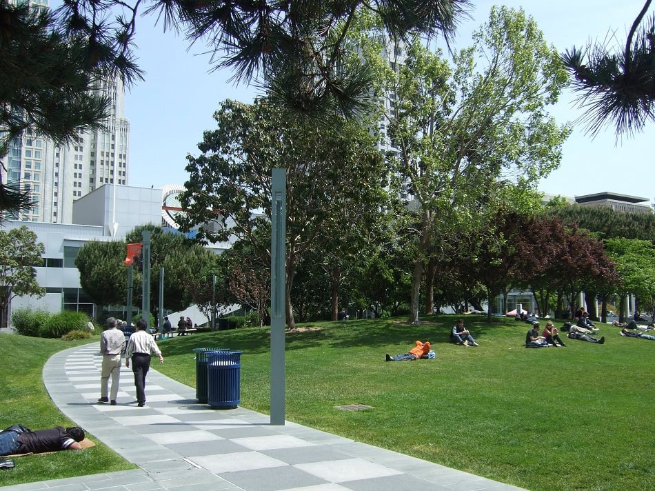  Como chegar ao Parque Yerba Buena Gardens em San Francisco
