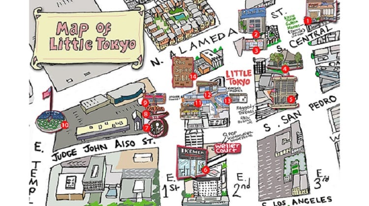Little Tokyo - Mapa