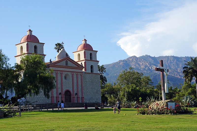 Old Mission Santa Bárbara em Santa Bárbara