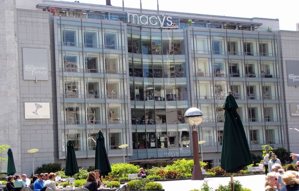 Loja de departamento Macy's em San Francisco na Califórnia