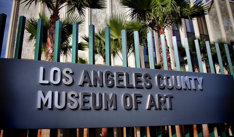 County Museum of Art em Los Angeles - Placa