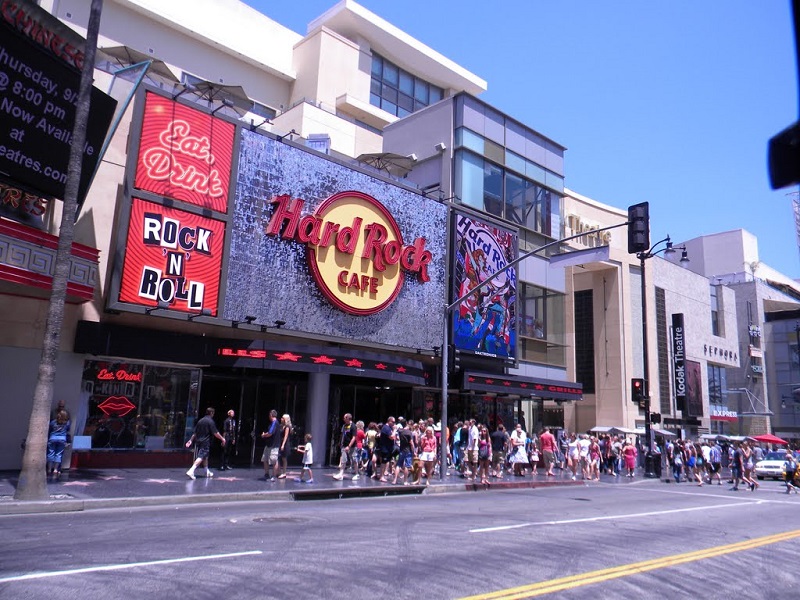 Hard Rock Café Hollywood Boulevard Los Angeles
