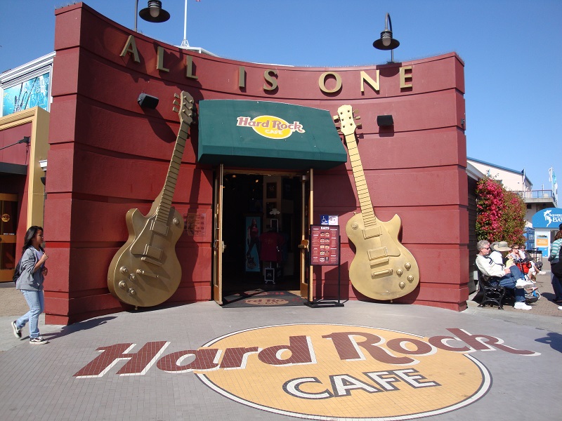 Visita ao Hard Rock Café San Francisco