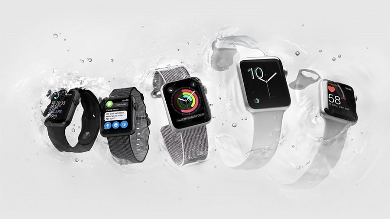 Diferentes modelos dos Apple Watch