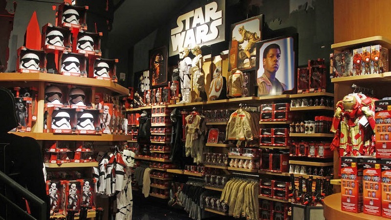Produtos Star Wars na Disney Store 