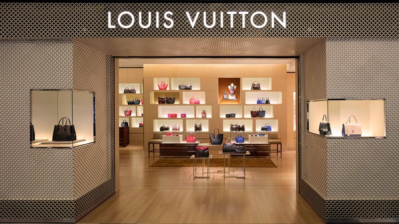 Bolsas na loja Louis Vuitton