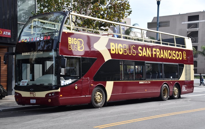 Ingresso para o tour de ônibus turístico em San Francisco