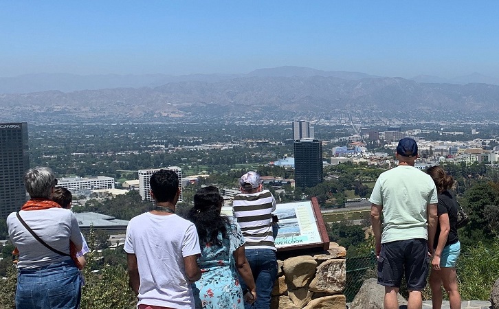 Turistas em Los Angeles