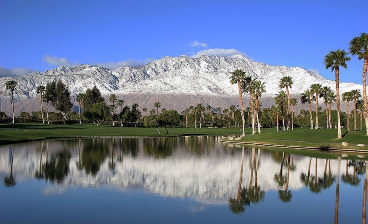 Inverno em Palm Springs na Califórnia
